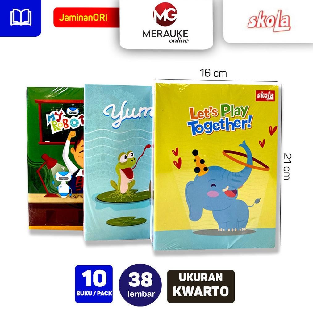 

Berkualitas Buku Tulis Skola 38 Lembar (1 Pack Isi 10 Buku) Diskon