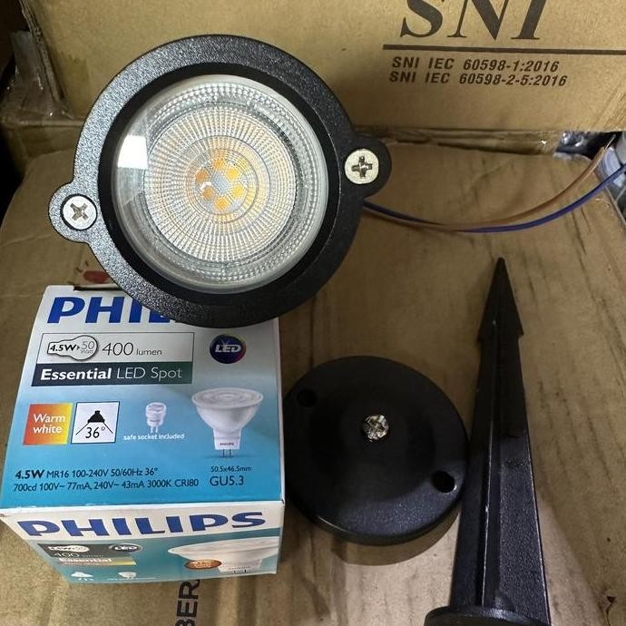 

Lampu Sorot Taman Philips 4.5W 4,5 Watt Spotlight Garden Lamp Outdoor