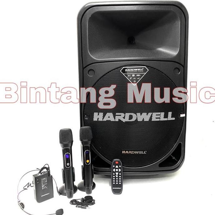 Speaker Portable Hardwell Powerfull 15Pro Original Powerfull 15 Pro New Stok