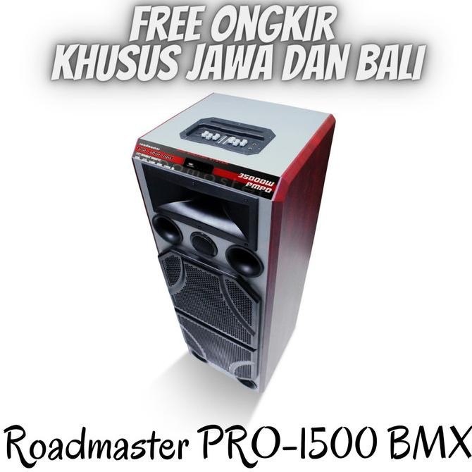 Speaker Bluetooth Roadmaster Pro-1500 Bmx Dengan Teknologi Turbo Bass New Stok