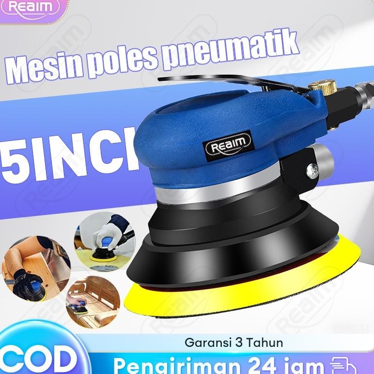 NEW Reaim Air Orbital Sander Air Sander 5inch Sander Orbital Orbital Sander Dewalt Air Sander Amplas