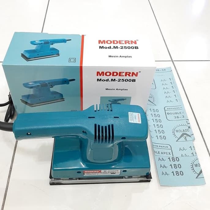 NEW Mesin Amplas Kayu M-2500B Modern / Amplas Sander M2500B Modern / Alat Amplas / Alat Pertukangan