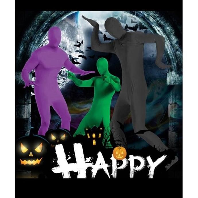 GREEN SCREEN SUIT CHROMA KEY SPANDEX LYCRA/ZENTAI FULL BODY ALL COLORS