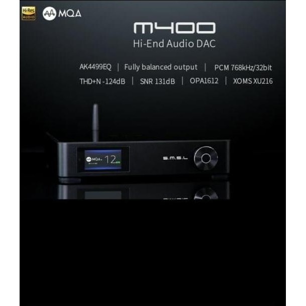 Smsl M400 Hi End Audio Dac Bluetooth Dsd Der New Stok