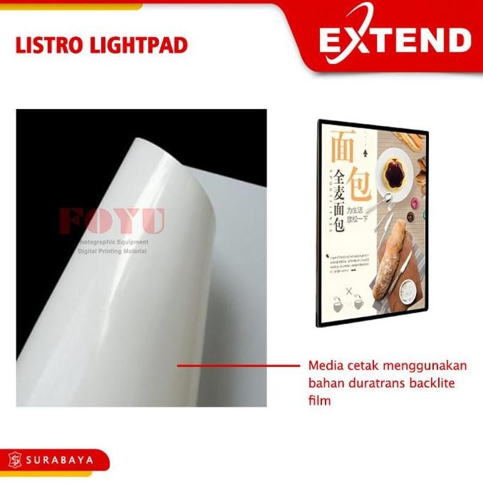 

Listro Led Slim Light Pad A3 A4 A5 Neon Box Display Sign Board Cafe Led Menu Display Wall Poster Banner Tipis Papan Lampu Frame Advertising Wall Poster Banner Tipis Portable