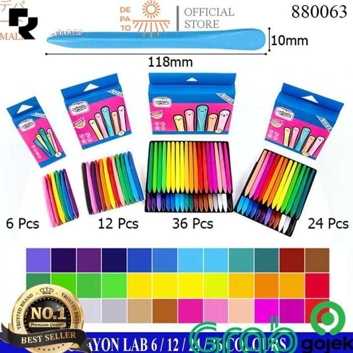 

Promo Triangle - Triangular Crayon Non Toxic Waterproof Bentuk Segitiga Dp