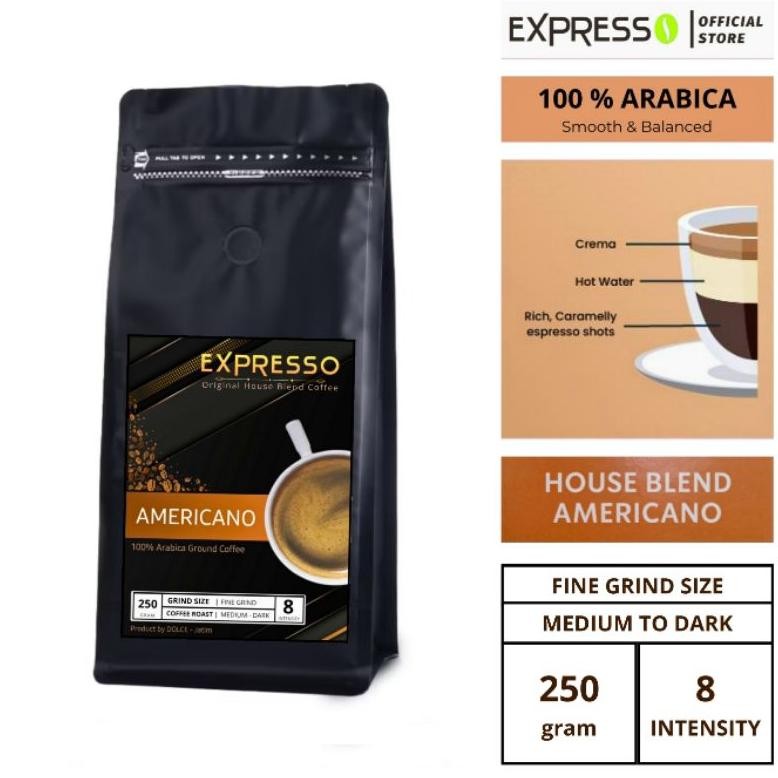 

NEW!!! Kopi Bubuk Expresso Americano House Blend | Ground Coffee Arabica 250 Gram