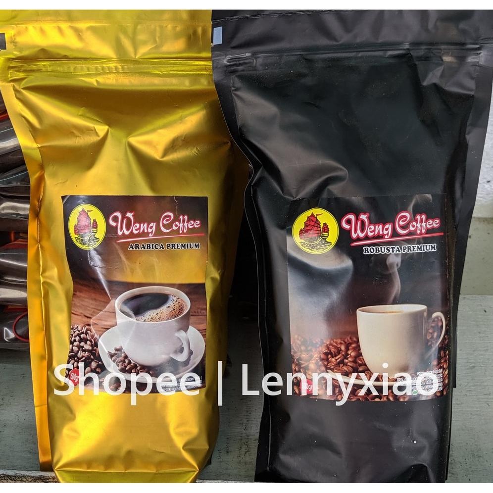 

NEW!!! Bubuk Kopi Weng Coffee Premium Robusta Arabica Legendaris Siantan 500 gr