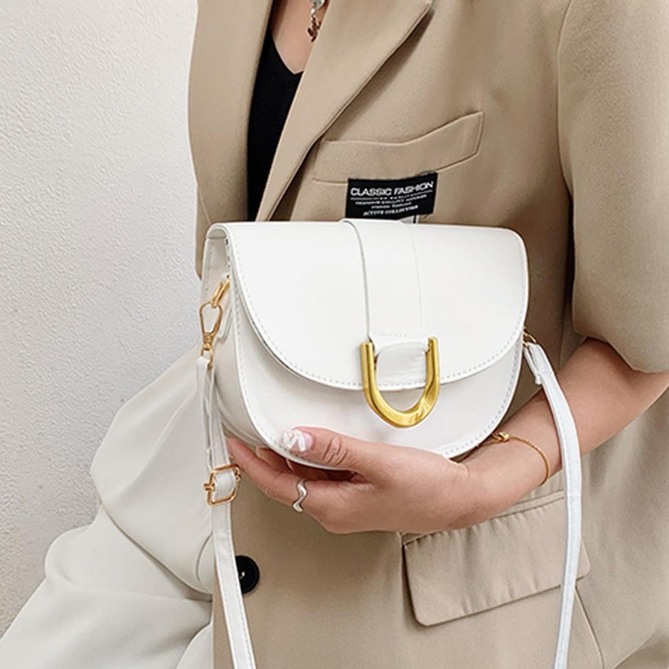 Tas Wanita Selempang Import Saddle Gabine - Handbag Wanita Saddle Bag Promo