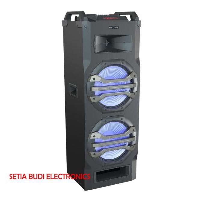 Speaker Portable Polytron Pts2K25 Trolly Pts2K25 / Pts 12Kf25 New New Stok