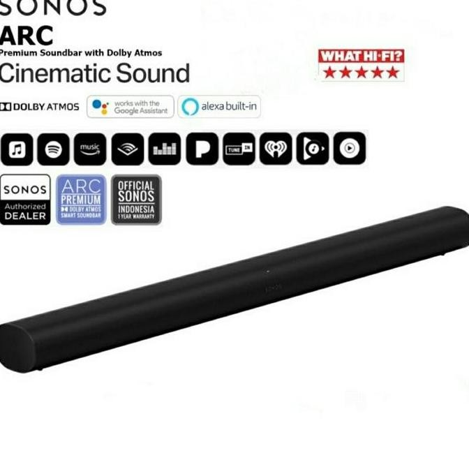Sonos Arc Soundbar With Dolby Atmos New Stok