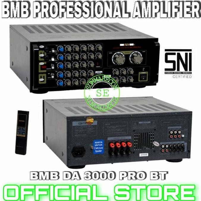 Amplifier Bmb Original Bmb Da 3000 Pro Bt Amplifier Bluetooth New Stok