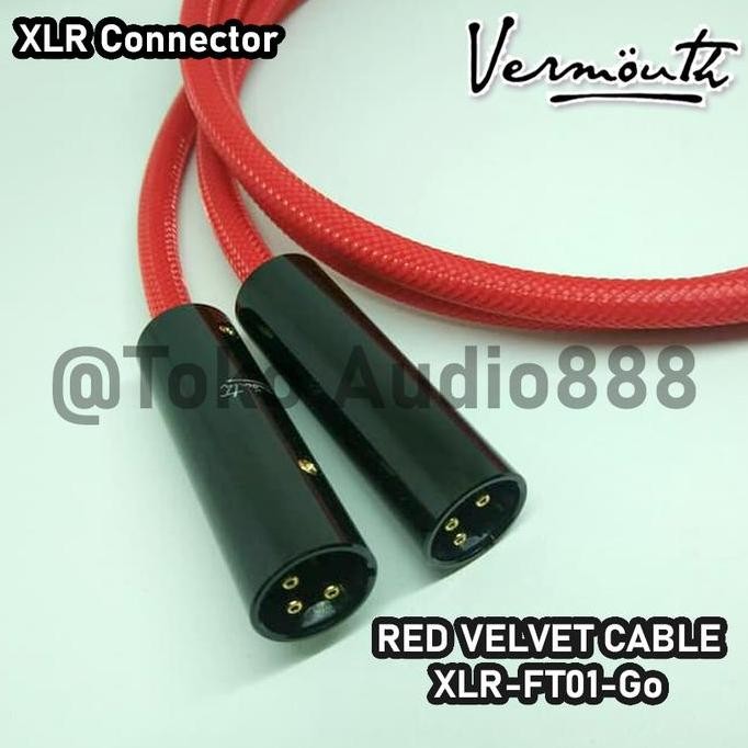 Kabel Xlr Vermouth Red Velvet High End Xlr To Xlr Cable New Stok