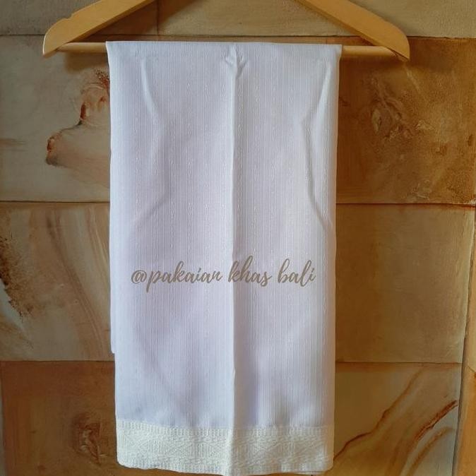 SAPUT KATUN GARIS | SAPUT PUTIH MURAH | KAIN BALI MURAH