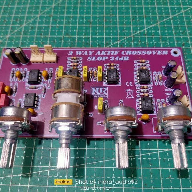 Crossover Aktif 2 Way Slop 24Db New Stok