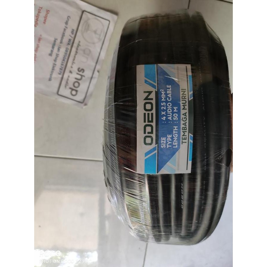 Kabel Speaker Audio Nyyhy Odeon 4X2,5Mm 4X2.5Mm 4X2,5 4X2.5 Mm Roll 50 New Stok