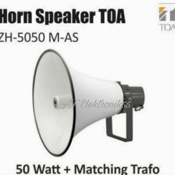 Speaker Horn Toa Zh-5050 M Trafo Matching ( 50 Watt ) Original New Stok