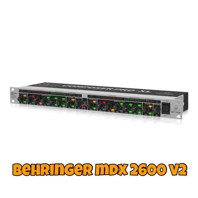 Behringer Mdx 2600 V2 - Compressor Limiter Gate 2 Ch New Stok