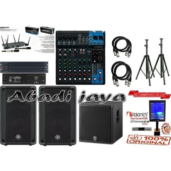 Paket Sound System Karaoke Yamaha Dan Nkx55 New Stok