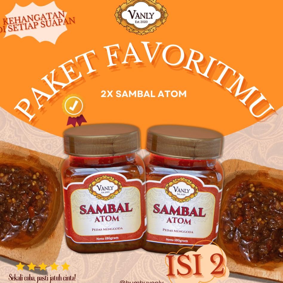 

Bumbu Vanly Paket Favt Sambal Atom Ketjap Khas Nusantara Sambel Bawang