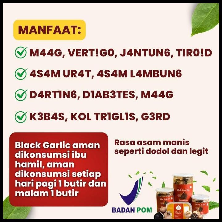 

Terlaris PREMIUM JUMBO BAWANG HITAM BLACK GARLIC LANANG TUNGGAL HSD 500 GRAM Best Seller