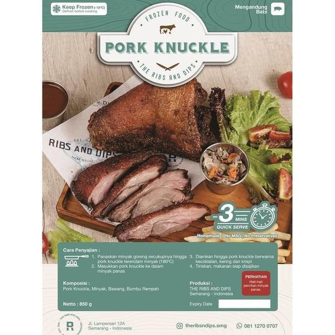 

Pork Knuckle Ready To Fry +-850Gr