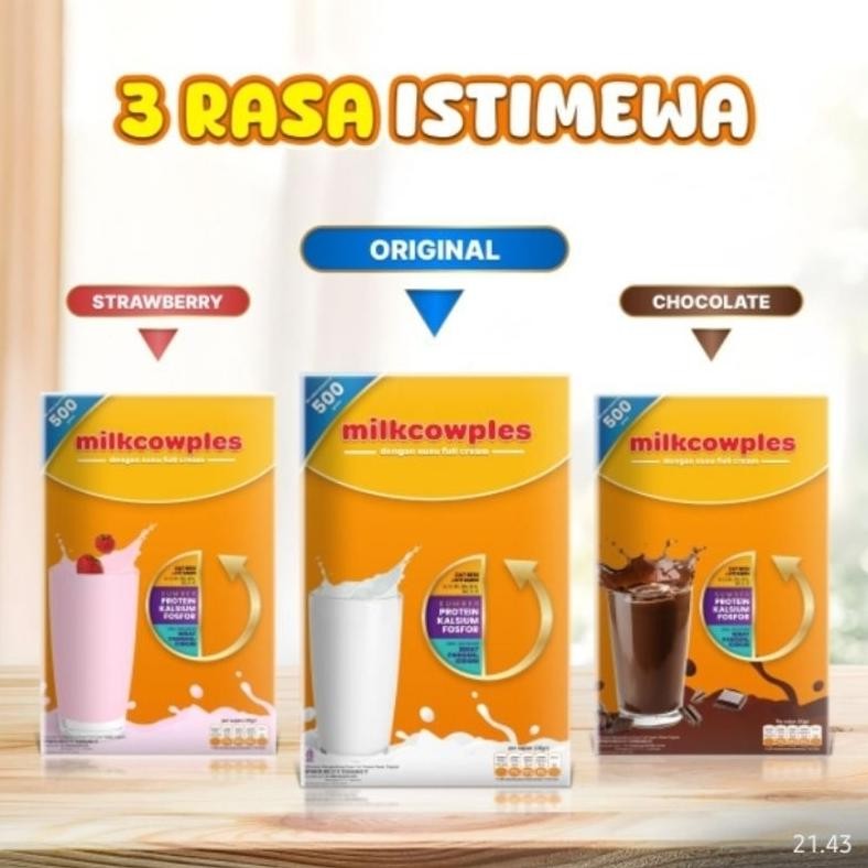 

MILKCOW PLUS | SUSU GEMUK DAN TINGGI BADAN 500gr
