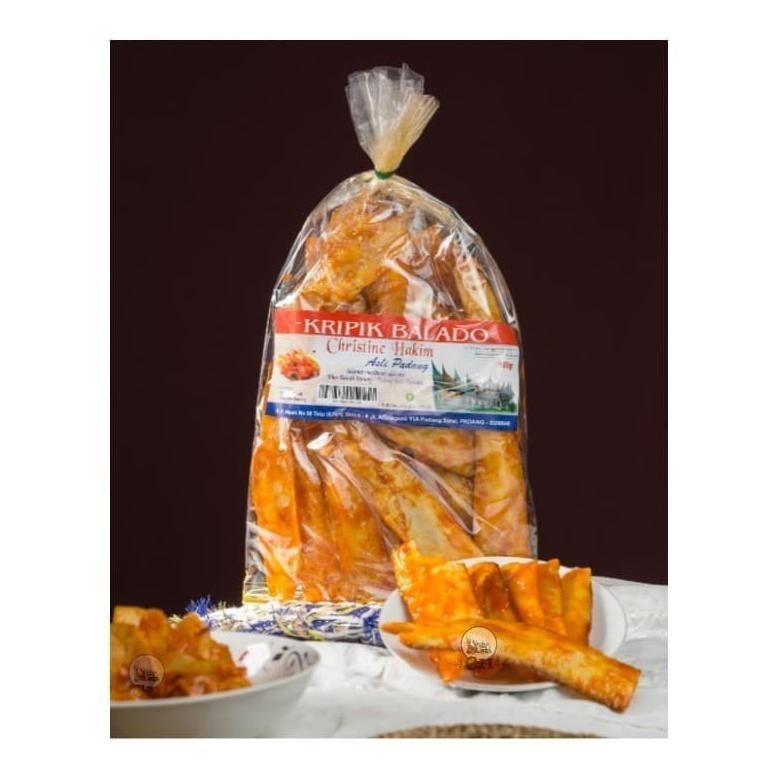 

PJ keripik balado christine hakim 500g / sanjai balado christine hakim