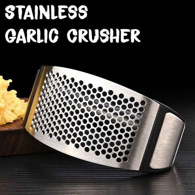 (Expert) Penghancur Bawang Alat Press Bawang Stainless stell Garlic Crusher