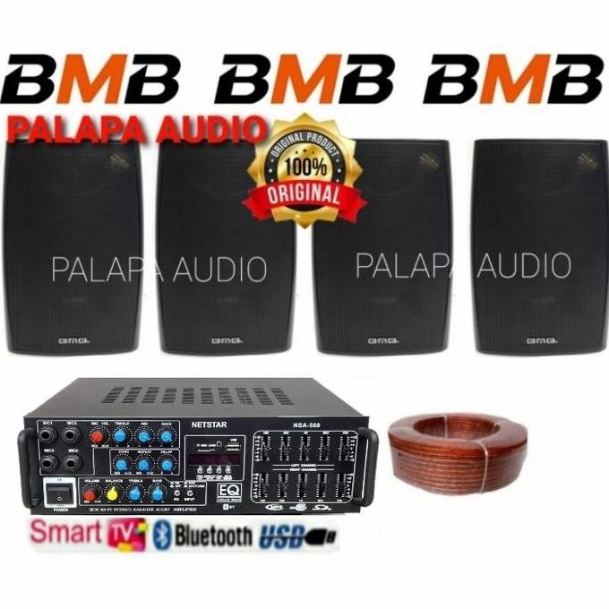 Paket Speaker Bmb Sound Cafe , Resto , Aula (4 Speaker) New Stok
