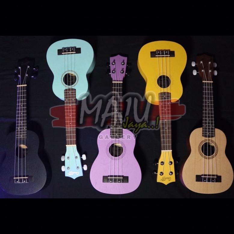 gitar akustik ukulele 4 senar cowboy 21 inch original