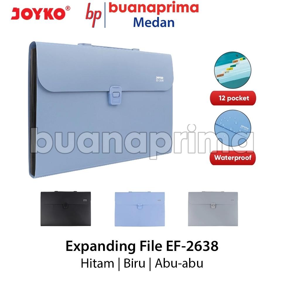 

EXPANDING FILE JOYKO Folio F4 13 Pocket 2638 Tas Folder Harmonika