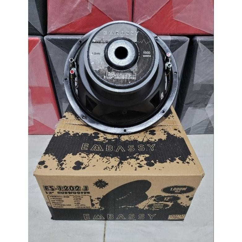 Subwoofer Embassy ES-1202J Double Coil 12 Inch