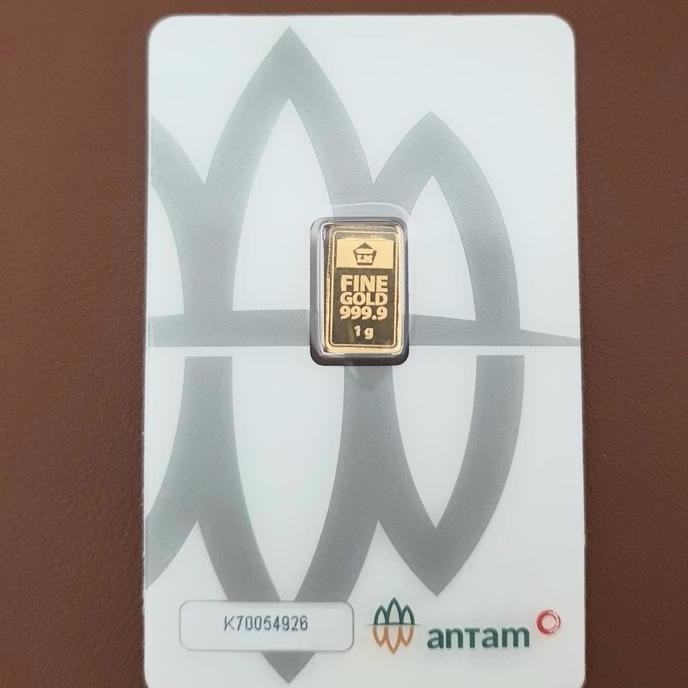 LOGAM MULIA ANTAM 1 GRAM PRESS CERTICARD CERTIEYE 1gr EMAS 24 KARAT ASLI TERBARU AST