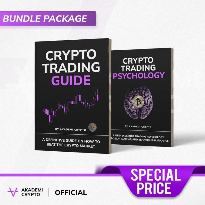 Buku Akademi Crypto I [Bundling] Crypto Trading Guide + Crypto Trading Psychology I Buku Crypto