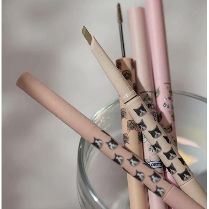 [READY STOCK] Flortte Eyebrow Pencil Brow Mascara Flortte Pensil Alis Flortte Mascara Alis Browcara 