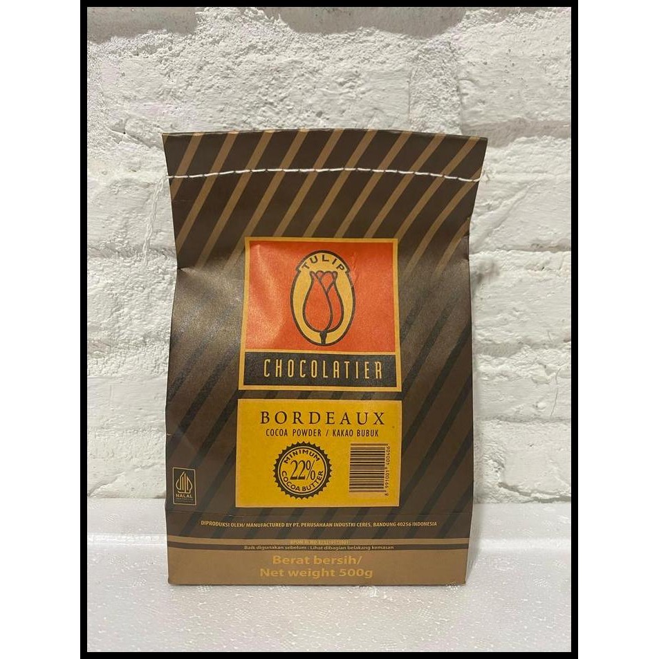 

Terlaris TULIP Bordeaux Cocoa Powder 500 Gram - Original 500 Gram Best Seller