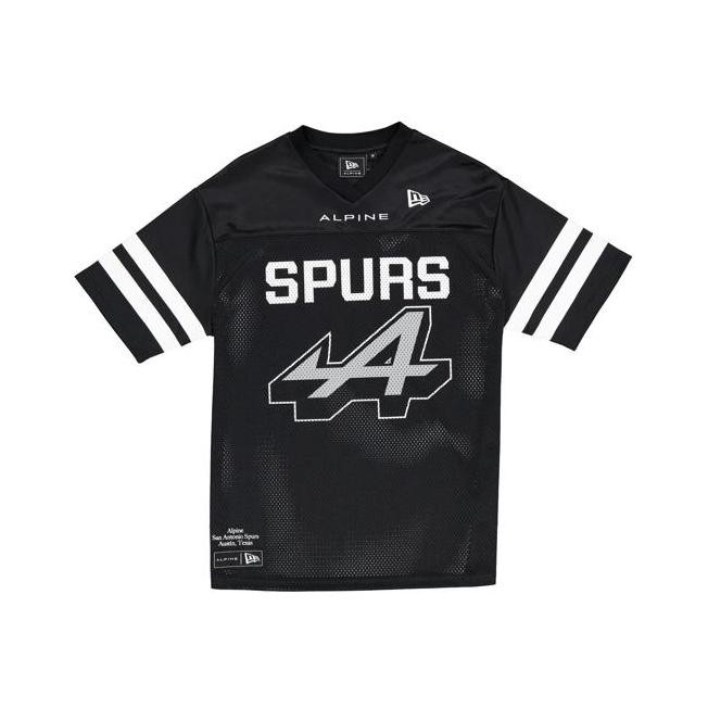 Alpine F1 Team 2024 San Antonio Spurs Jersey New Era LIMITED EDITION. Baju Unisex Pria Wanita Formul