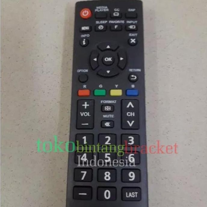 Remot Remote Tv Panasonic Original Lcd Led Asli Ori