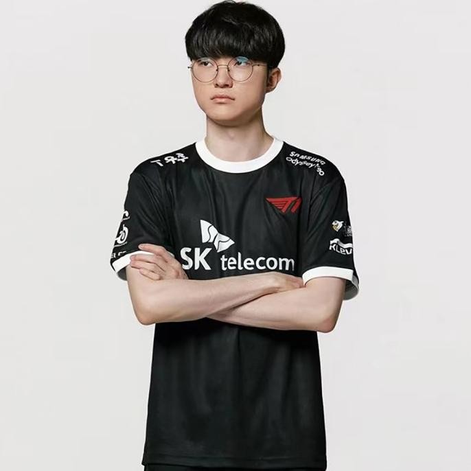 (Terbaru) Baju Jersey Gaming Esport Skt T1 Pro Player Team Lck 2020 Lol (Terlaris)