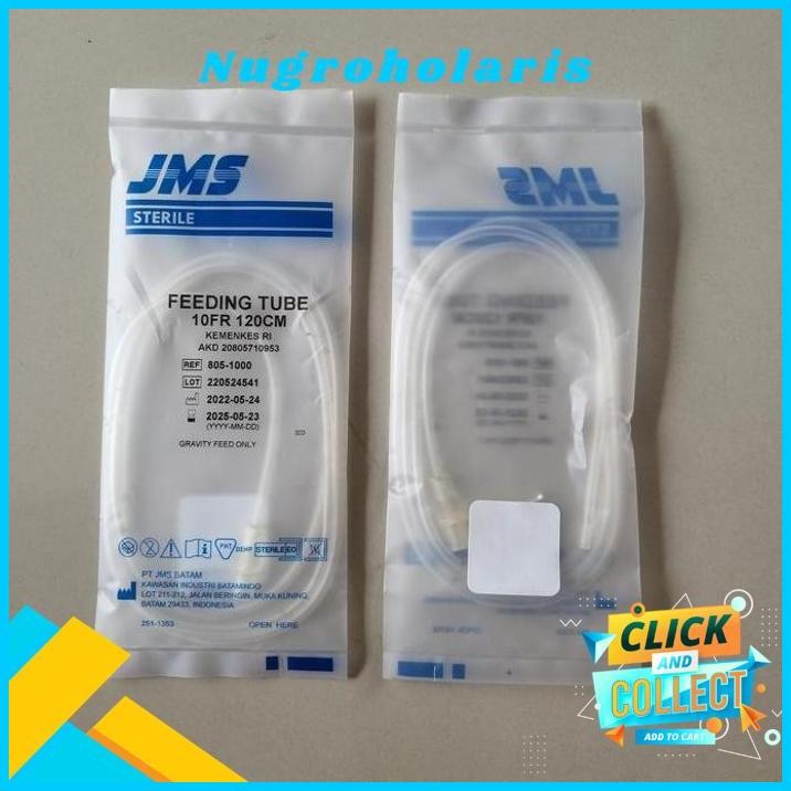 FEEDING TUBE NO.10 (NGT) "JMS" PRODUK TERBAIK 
