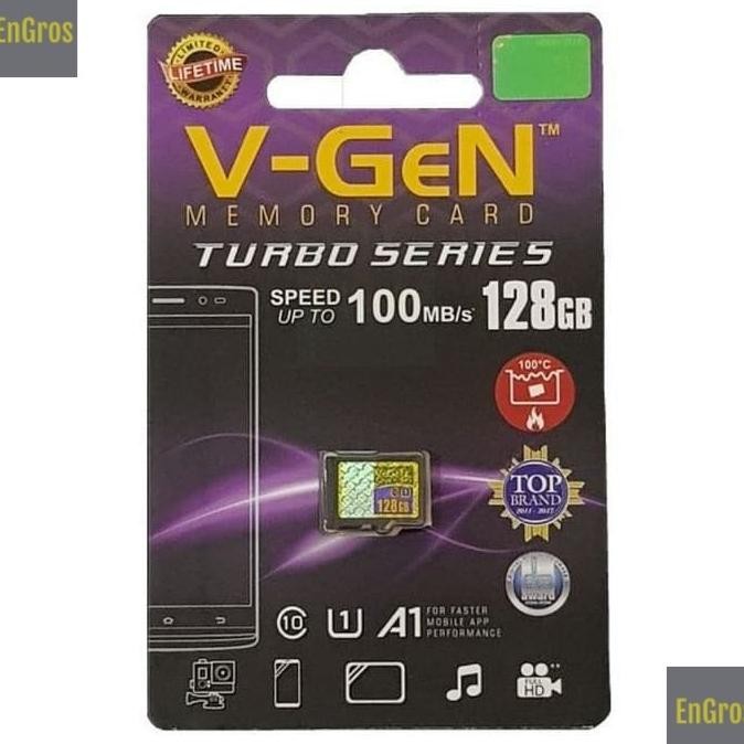 Kartu Memori Vgen Original V Gen Ori 128Gb 64Gb 32Gb 16Gb 8Gb Class10 New Stok
