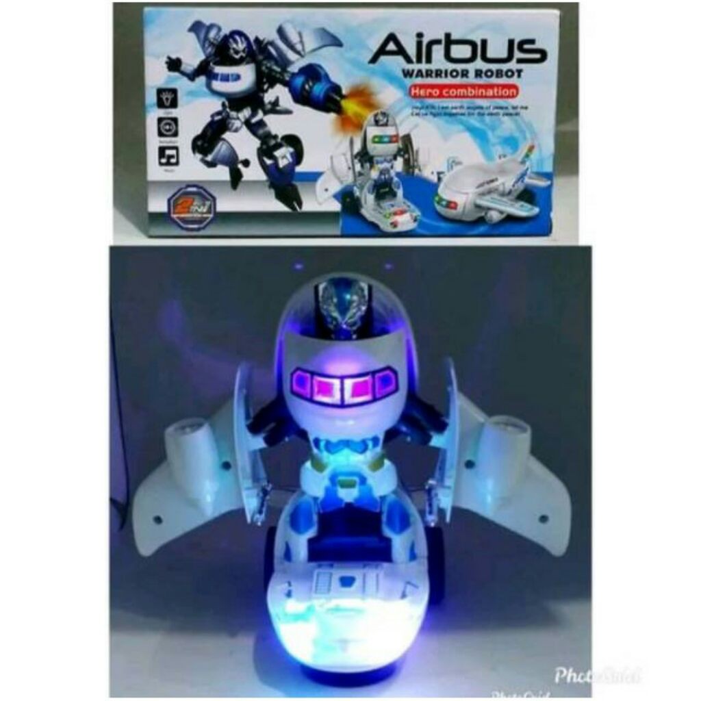 Mainan Anak Pesawat Robot Airbus