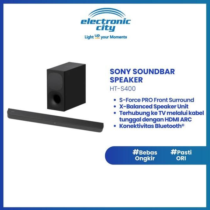 Promo Sony Soundbar Speaker - Ht-S400