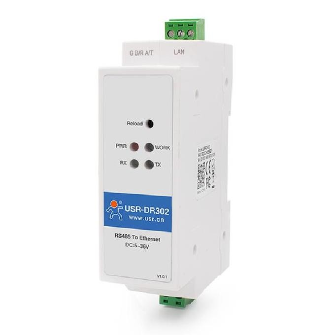 ready DIN RAIL RS485 to Ethernet converter ModBus Gateway USR-DR302