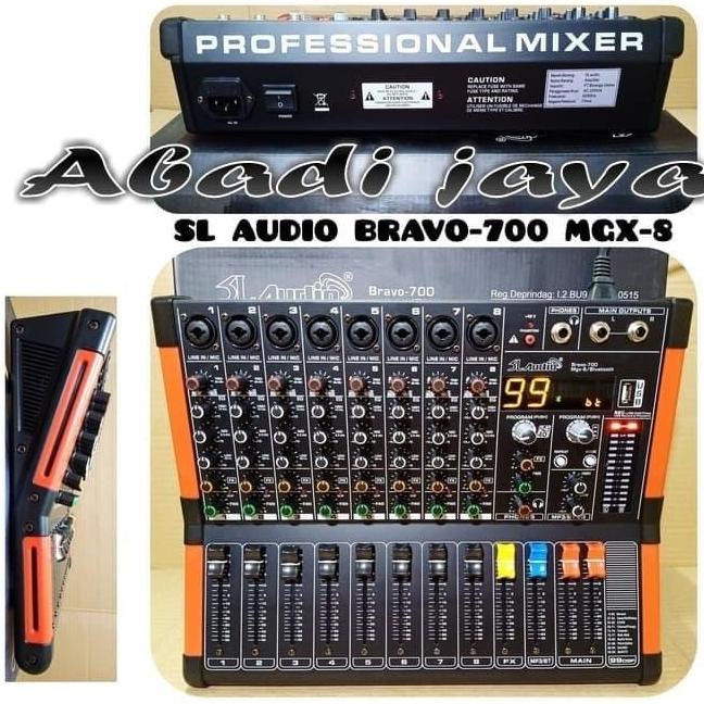 MIXER SL AUDIO BRAVO 700 MGX 8 8CH SL AUDIO BRAVO 700MGX8