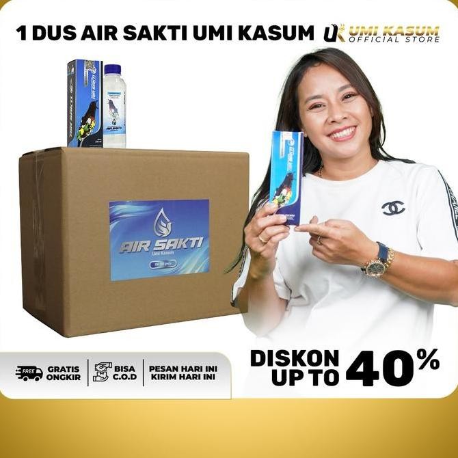 

[Lebih Hemat] 1 Karton Air Sakti Berisi 20 Botol Free Jersey Champion Umikasum | Air Sakti Umikasum Antioksidan | Air Minum Para Burung Jawara Co