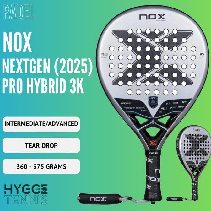 Premium NOX Nextgen Pro Hybrid 3K (2025) - Raket Padel