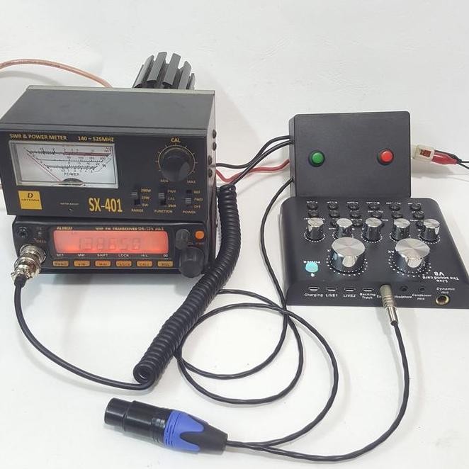 PTT ALINCO DR 135 UNTUK MIXER AUDIO SOUNDCARD [HANYA PTT NYA ]