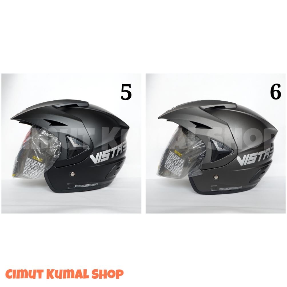 Ready Helm Dewasa Half Face Pria Wanita Polos Motif Perempuan Laki Laki